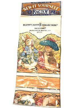 Vintage Beatrix Potter Sew-it-yourself Rag Toy Vintage Kit Toy Works USA Sewing